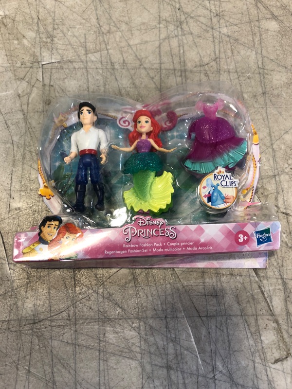 Photo 2 of Disney Princess Ariel Rainbow Fashion Pack Doll --PACKAGING IS DAMAGED--