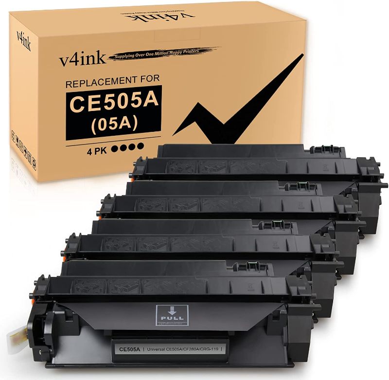 Photo 1 of V4INK 011 TONER CARTRIDGE CE505A/CF280A/CRG-119