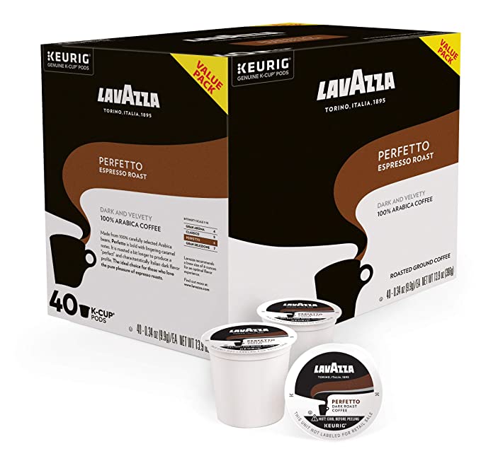 Photo 1 of Lavazza SingleServe Coffee KCups for Keurig Brewers, Perfetto, 40 Count BB 9/11/22
