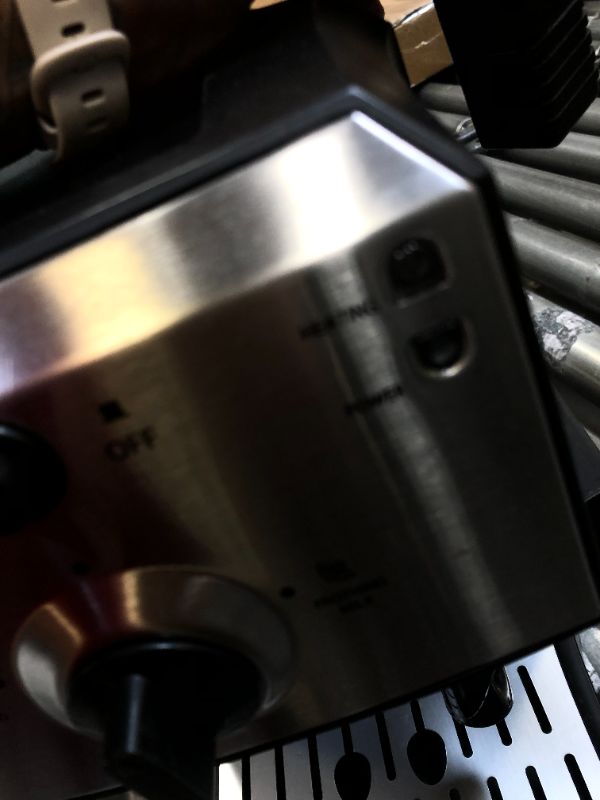 Photo 3 of Gevi 15 Bar Espresso Machine, Professional Espresso Coffee Maker with Milk Frother for Espresso, Latte, Machiato and Cappuccino, 1.5L Removable Water Tank, Silver, 1100W
