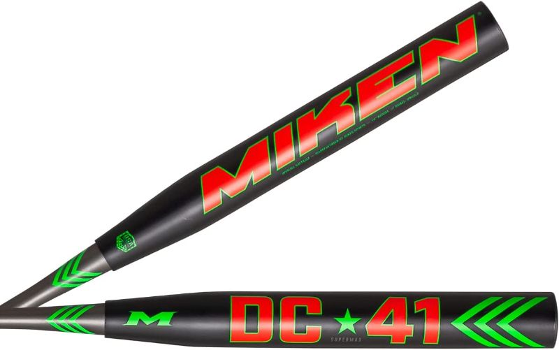 Photo 1 of 34" 27oz miken  Miken | 2022 | DC 41 Slowpitch Softball Bat | Supermax Load | USA/ASA | 14" Barrel
