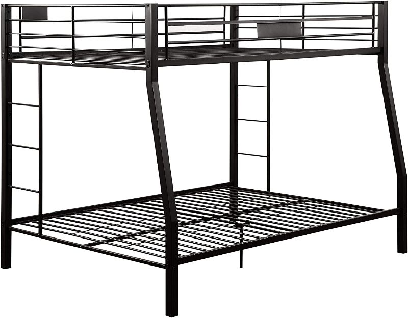 Photo 1 of ACME Furniture Limbra Full Over Queen Metal Bunk Bed, Black Sand BOX 1 OF 2 -------MISSING BOX 2 OF 2 
