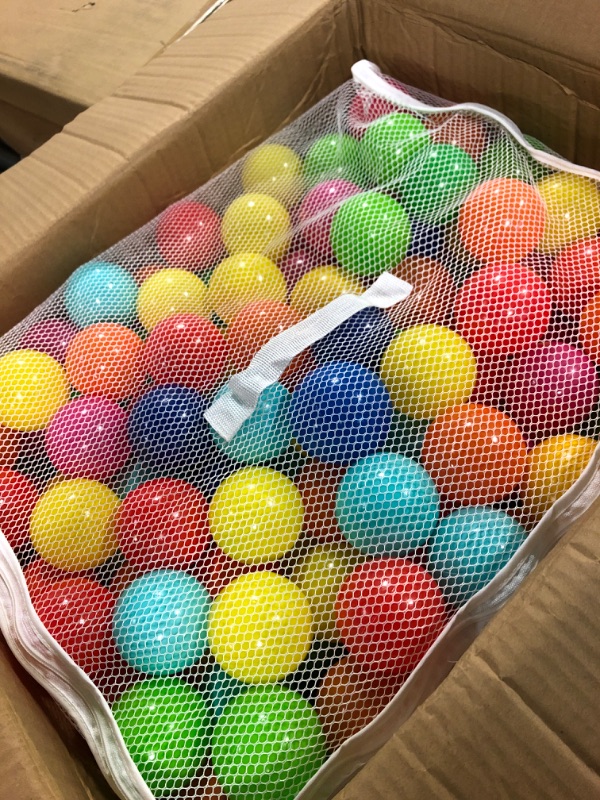 Photo 2 of BalanceFrom 23Inch Phthalate Free BPA Free NonToxic crush Proof Play Balls Pit Balls 6 Bright col