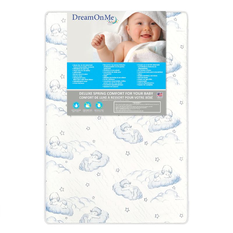 Photo 1 of Dream on Me, 3" Inner Spring Coil Mini Crib Mattress (1857349)
