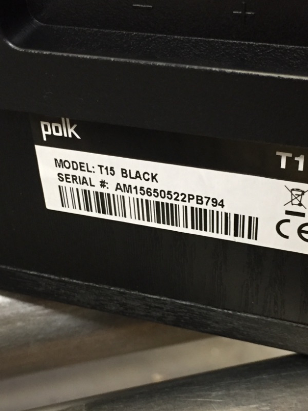 Photo 5 of Polk Audio T15 Bookshelf Speakers Pair Black
