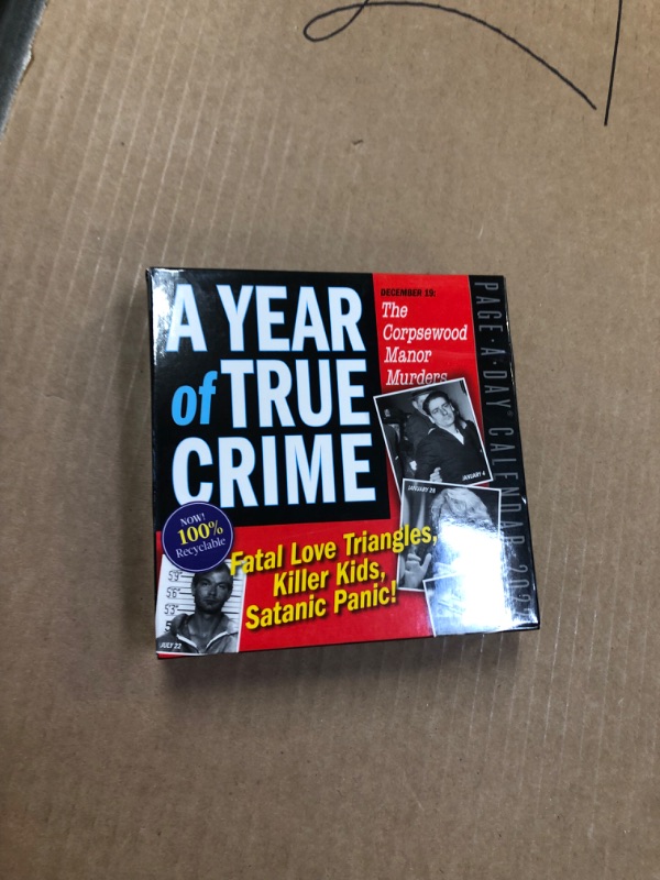 Photo 2 of A Year of True Crime Page-A-Day Calendar 2022: A Year of Murders, Misleads, and Fascinating Forensics Calendar – Day to Day Calendar, November 2, 2021
