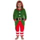 Photo 1 of Elf One Piece - Plush Kids Holiday Costume Jumpsuit by FUNZIEZ! (10-12 Youth)