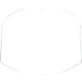 Photo 1 of 3M Clear Polycarbonate Faceshield WP96, 82701-00000, Molded