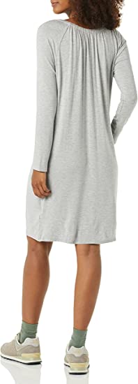 Photo 1 of Amazon Essentials Women's Maternity Gathered Neckline Dress
size L 