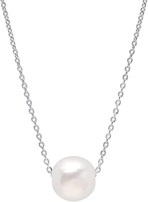 Photo 1 of BRIDE DAZZLE Bridesmaid Gifts- Pretty Single Floating Bridal Pearl Necklace, Silver Color, Simulated Pearls
3 SETS 