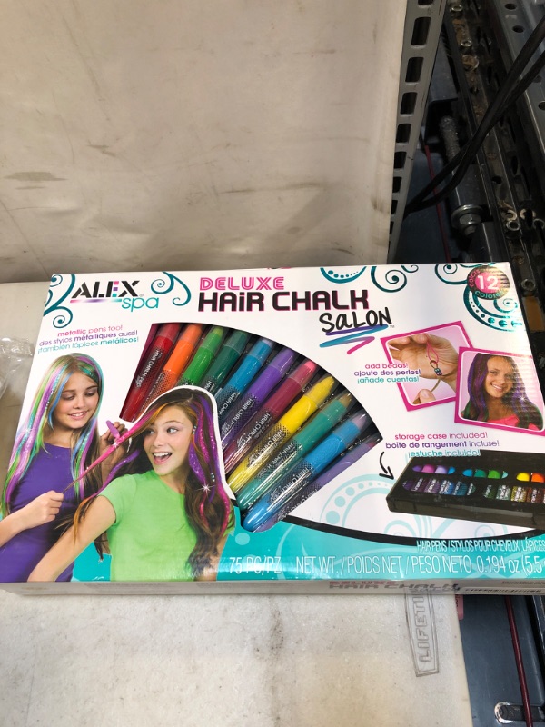 Photo 2 of ALEX Toys Hair Chalk Salon Girls Hair Activity
