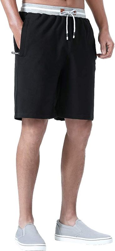 Photo 1 of FoxQ Mens Shorts Casual Athletic Running with Zipper Pockets and Elastic Waist Drawstring Workout Gym Cotton Shorts
SIZE 3XL 