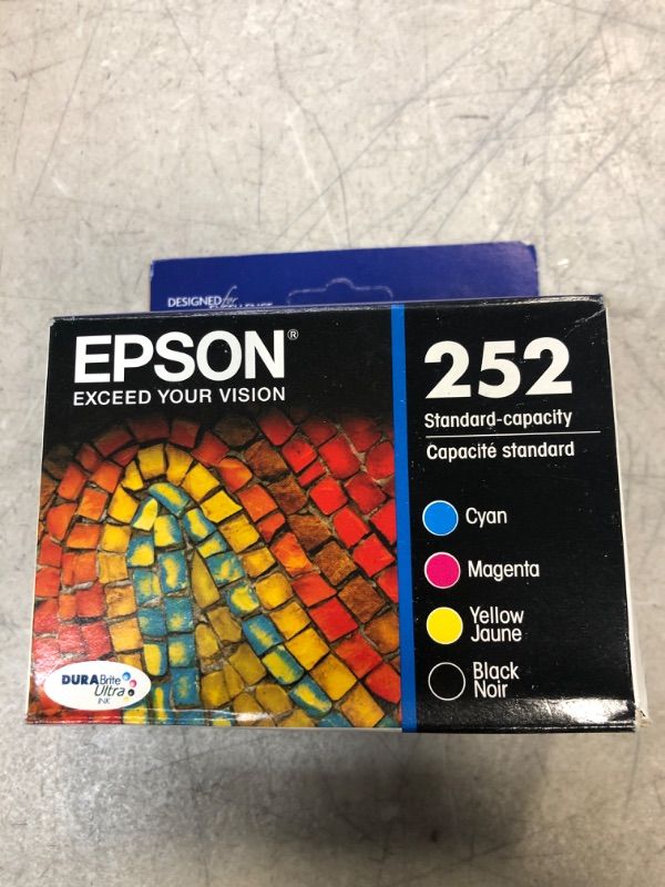 Photo 2 of EPSON T252 DURABrite Ultra Ink Standard Capacity Black & Color Cartridge Combo Pack (T252120-BCS) for select Epson WorkForce Printers