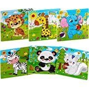 Photo 1 of Aitey Wooden Jigsaw Puzzles for Kids Ages 2-5 Toddler Puzzles 9 Pieces Preschool 