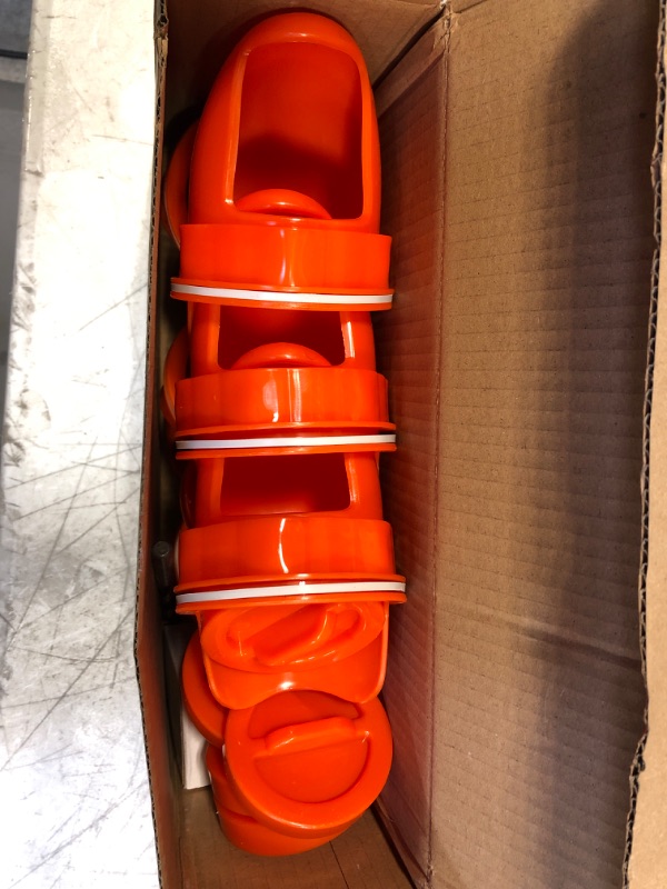 Photo 2 of 6 Pcs DIY Chicken Feeder Kit and 6 Pcs Chicken Water Cup Kit, Gravity Chicken Waterer Cup and Automatic Chicken Feeder Port Kit with Hole Saw, Poultry Feeder No Waste for Chicken Duck Bird Quail PRODUCT MAY DIFFER FROM STOCK PHOTO, COLOR IS ORANGE
