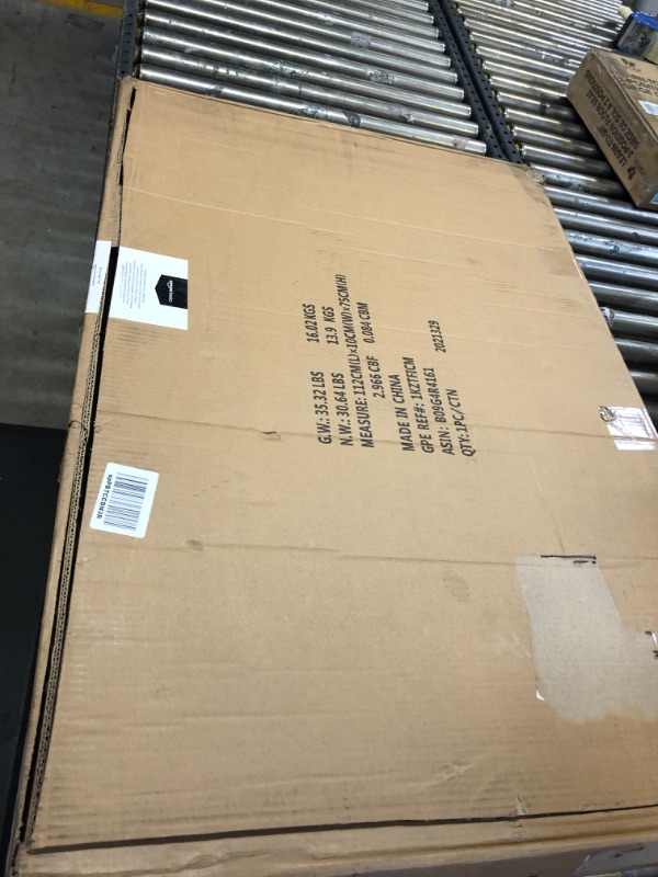 Photo 3 of Amazon Basics Foldable Metal Wire Dog Crate with Tray, Single or Double Door Styles 42" Single Door w/ Divider Crate-------lightly used