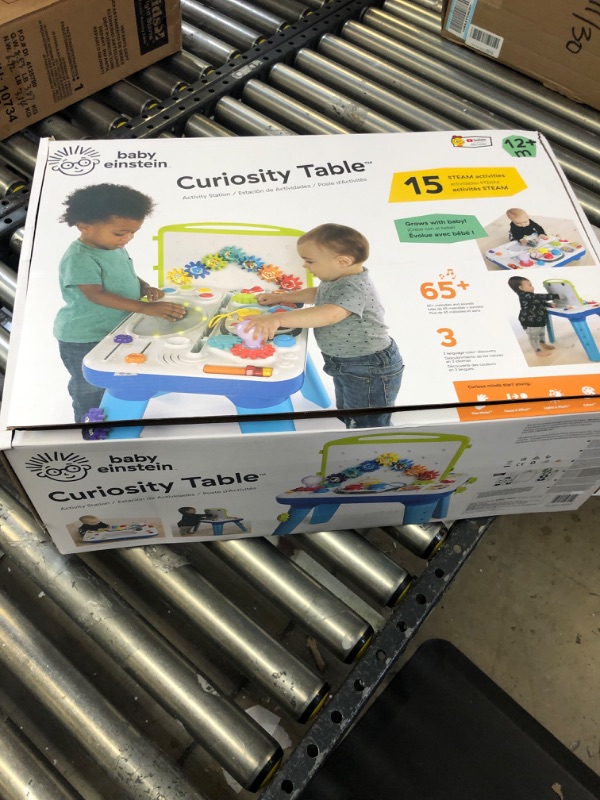 Photo 5 of Baby Einstein Curiosity Table Activity Station Table Toddler Toy with Lights and Melodies, Ages 12 Months and Up