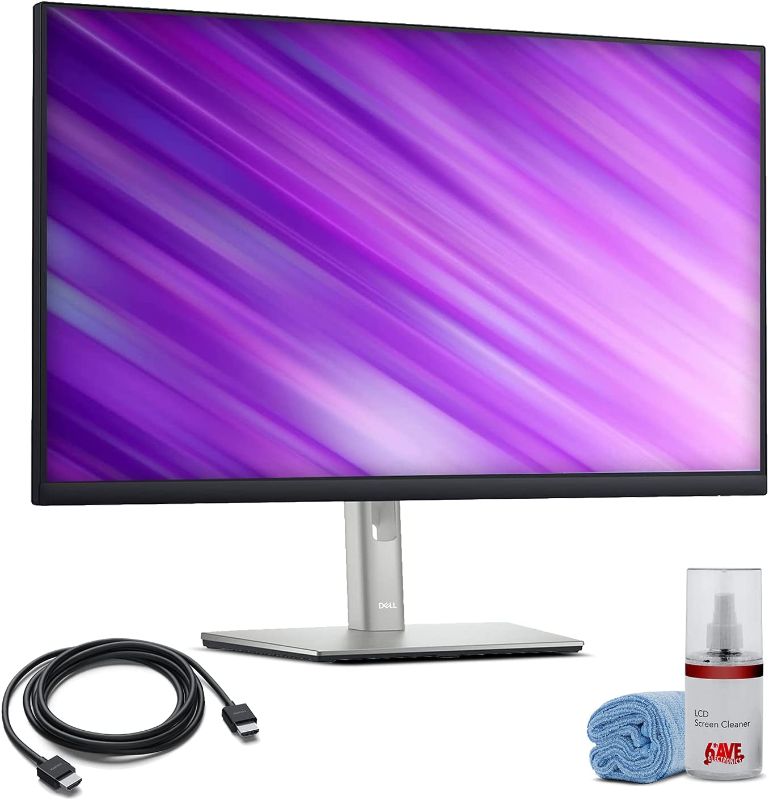 Photo 1 of Dell P2722H 27" Full HD 1080p, 16:9 IPS Monitor (P2722H) + HDMI Cable + LCD Cleaning Kit
