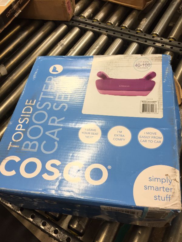 Photo 3 of Cosco Topside Child Safe Belt Positioned Backless Booster Car Seat, Purple Grape