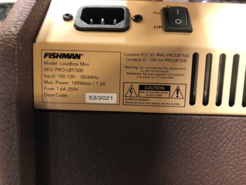 Photo 6 of Fishman Loudbox Mini BT 60-Watt 1x6.5 Inches Acoustic Combo
