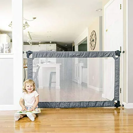 Photo 1 of  Baby Delight Go with Me Span Expandable Folding Gate Charcoal Tweed 72 inch