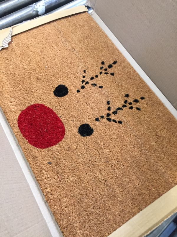 Photo 1 of Calloway Mills 105011729 Rudolph Doormat, 17" x 29"