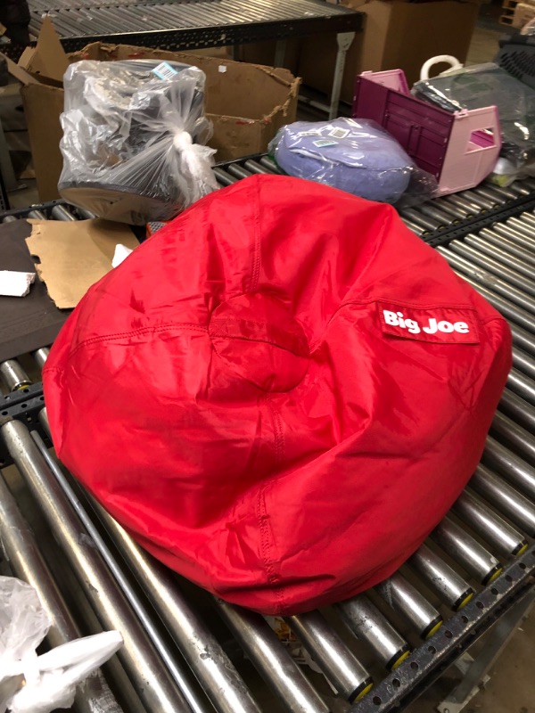 Photo 1 of Big Joe Classic Beanbag Smartmax, Red Red Round