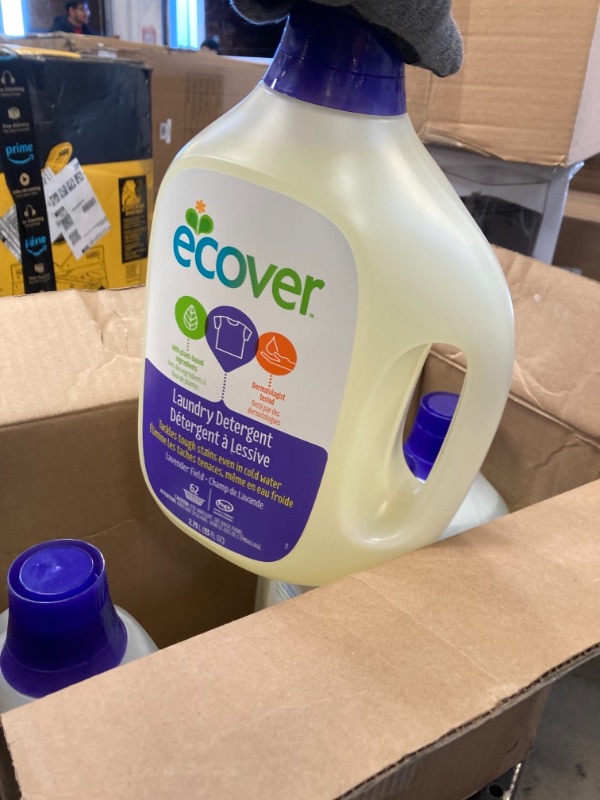 Photo 4 of Ecover Zero Laundry Detergent, Fragrance Free, 93 Ounce (Pack 4)