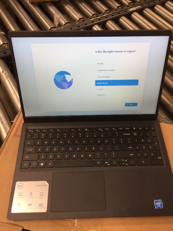 Photo 1 of Dell Inspiron 15 3000-3510 Black Laptop Intel Celeron N4020 4GB RAM 128GB SSD Capacity Intel Core Windows 11 15.6 W/ Webcam
