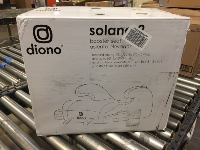 Photo 3 of Diono Solana 2 XL, Dual Latch Connectors, Lightweight Backless Belt-Positioning Booster Car Seat, 8 Years 1 Booster Seat, Pink 2019 LATCH Connect Single Pink