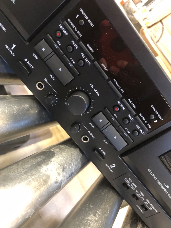 Photo 4 of Tascam Double Cassette Deck with USB Port