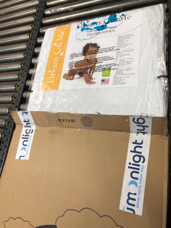 Photo 1 of Dream On Me 3" Extra Firm Portable Crib Mattress, White  -- FACTORY SEALED --