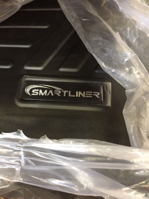 Photo 1 of MAXLINER Custom Floor Mats 2 Row Liner Set Black Compatible with 2017-2022 Ford F-250/F-350 Super Duty Crew Cab with 1st Row Bench Seat