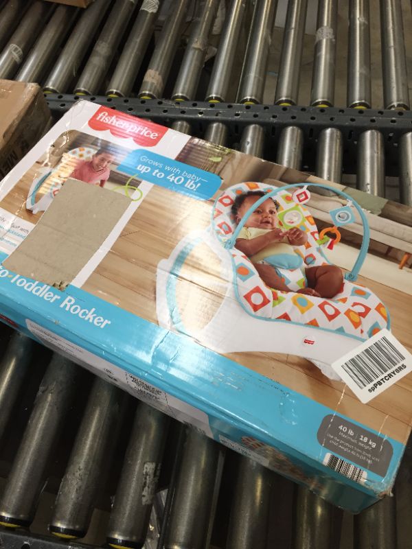 Photo 1 of Fisher-Price Infant-to-Toddler Rocker, Geo Diamonds