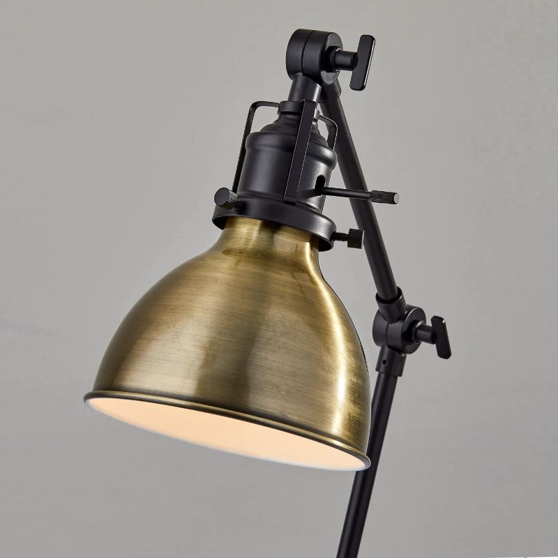 Photo 1 of Adesso 3908-26 Desk Lamp, 60", Black-------barely used 
