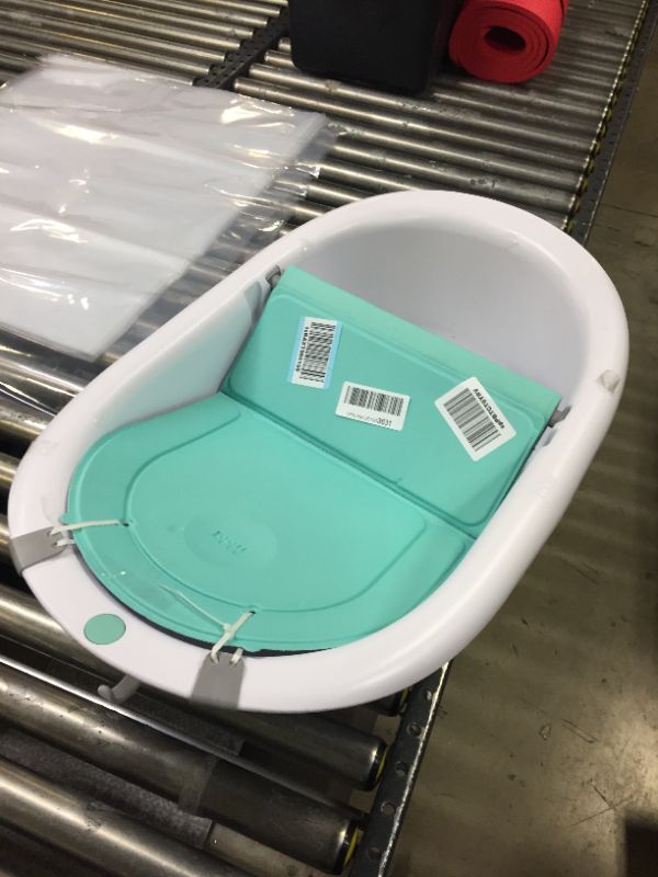 Photo 2 of 4-in-1 Grow-with-Me Bath Tub by Frida Baby Transforms Infant Bathtub to Toddler Bath Seat with Backrest for Assisted Sitting in Tub