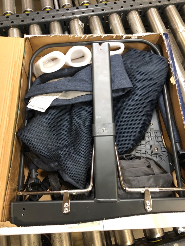 Photo 1 of Baby Delight Alpine Deluxe Portable Bouncer, Infant, 0 – 6 Months, Quilted Indigo---------Lightly Used