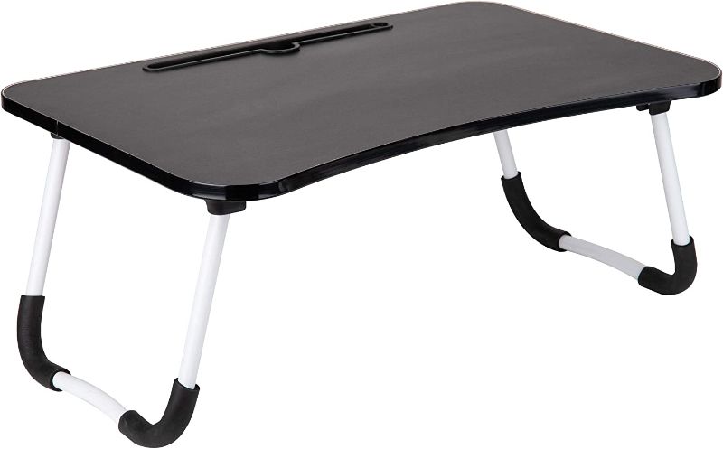 Photo 1 of portable laptop desk with foldable/extendable legs--color (BLACK)