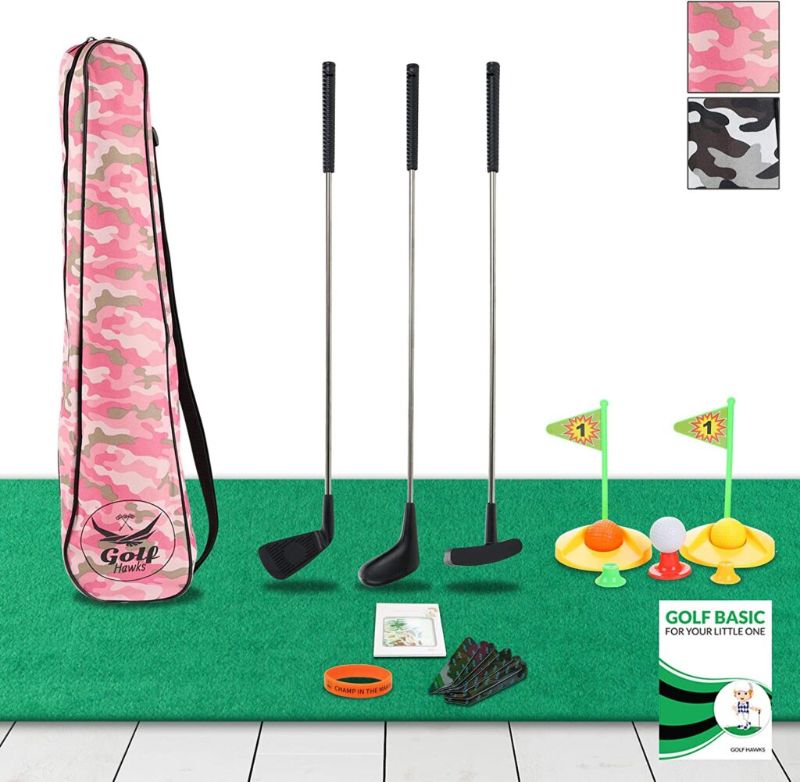 Photo 1 of (Lab Tested) - Premium Kids Golf Clubs 3-5 - Kids Golf Set - Toy Golf Set - Toddler Golf Set - Golf Toys for Kids - Mini Golf Set - Baby Toddler Golf Clubs - Plastic Play Golf Clubs - Age 3 4 5 6
