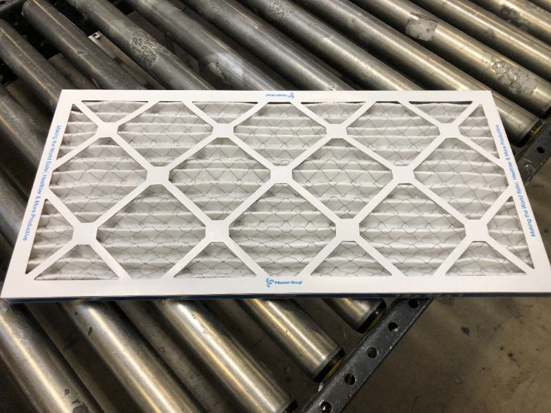 Photo 2 of Aerostar 12x24x1 MERV 11 Pleated Air Filter, AC Furnace Air Filter, 6 Pack (Actual Size: 11 3/4" x 23 3/4" x 3/4") 12x24x1 Filter