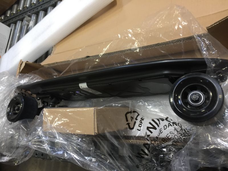 Photo 3 of Electric Skateboard Electric Longboard with Remote Control Electric Skateboard ,450W Hub-Motor,18.6 MPH Top Speed,7.6 Miles Range,3 Speeds Adjustment,12 Months Warranty