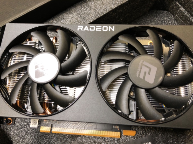 Photo 2 of PowerColor Fighter AMD Radeon RX 6600 Graphics Card with 8GB GDDR6 Memory