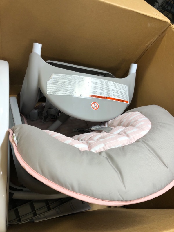 Photo 2 of Ingenuity Trio 3-in-1 Convertible Baby High Chair, Toddler Chair and Dining Booster Seat - Flora The Unicorn Flora Trio 3-in-1