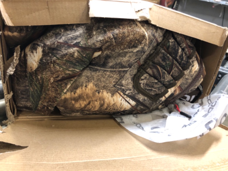 Photo 2 of DRYCODE Chest Waders for Men with 1600g Boots, Waterproof Fleece-Lined Chest Wader with Boot Hanger, Warm Insulated Duck Hunting Waders for Fishing, Mens Waterfowl Hunting, Snow, Camo Stout-12 Heated REED GRASS