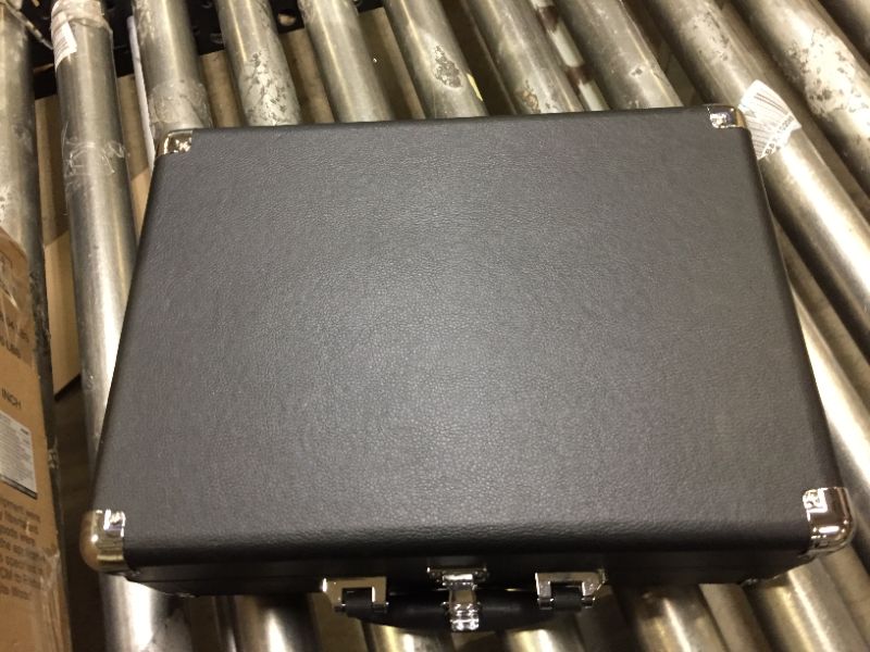 Photo 1 of Victrola Vintage 3-Speed Bluetooth Portable Suitcase Record Player NO POWER CORD; UNABLE TO TEST