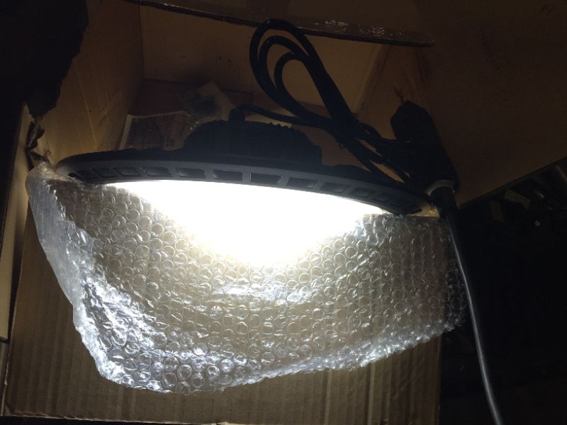 Photo 4 of 2 LIGHTS; CODAFUL LED UFO High Bay Light 6000K 30000LM (Eqv. to 800W HPS/MH) with US Plug 5ft Cable NO ACCESSORIES, LIGHTS ONLY