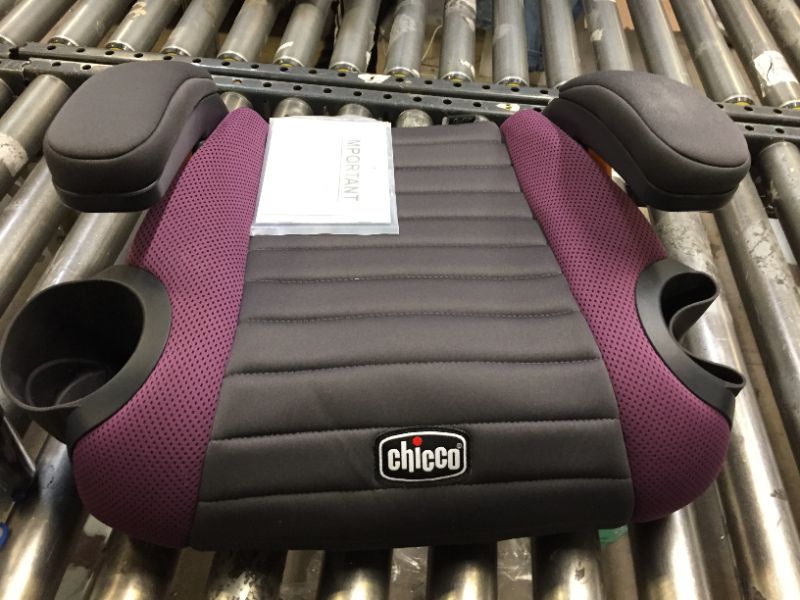 Photo 3 of Chicco GoFit Backless Booster Car Seat - Grape