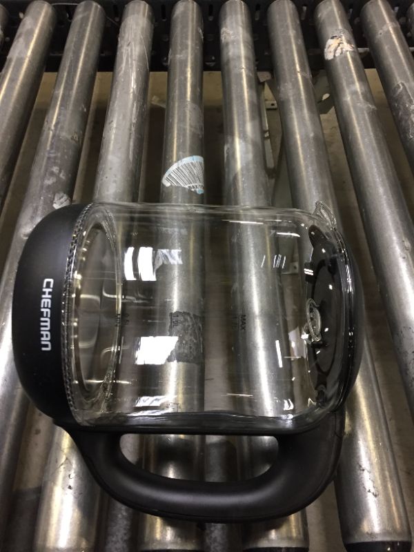 Photo 1 of Chefman 1.7 Liter Electric Kettle With Easy Fill Lid, NO BASE; UNABLE TO TEST IF HEATS UP. 