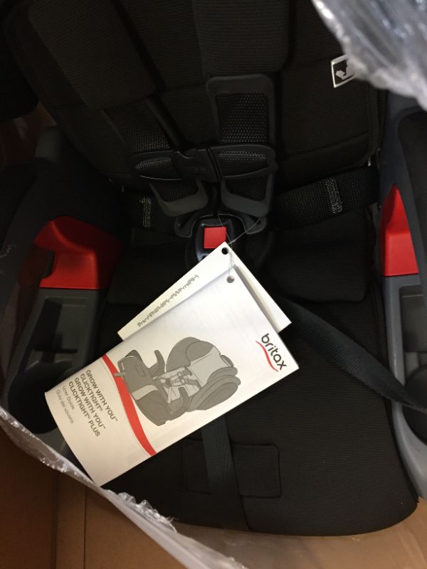 Photo 4 of Britax Grow with You ClickTight Plus Harness-2-Booster Car Seat, Jet Safewash Fabric ClickTight Plus Jet