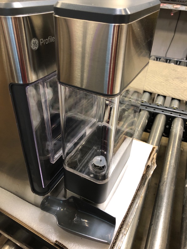 Photo 3 of GE Profile Opal | Countertop Nugget Ice Maker | Portable Ice Machine Makes up to 24 lbs. of Ice Per Day | Stainless Steel Finish
